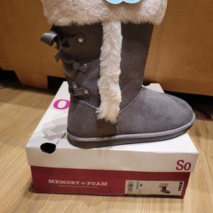 Girl's Memory Foam Boots